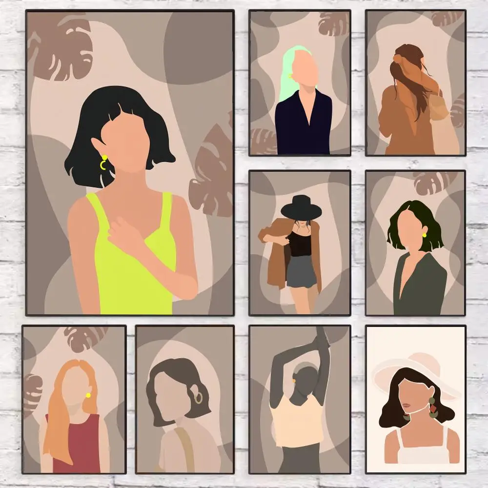 Abstract Fashion Vintage Girl Nordic Poster Wall Art Sticky for Living Room Bedroom Office Hallway Bar Home Decor Gift Idea
Abstract Fashion Vintage Girl Nordic Poster Wall Art Sticky for Living Room Bedroom Office Hallway Bar Home Decor Gift Idea