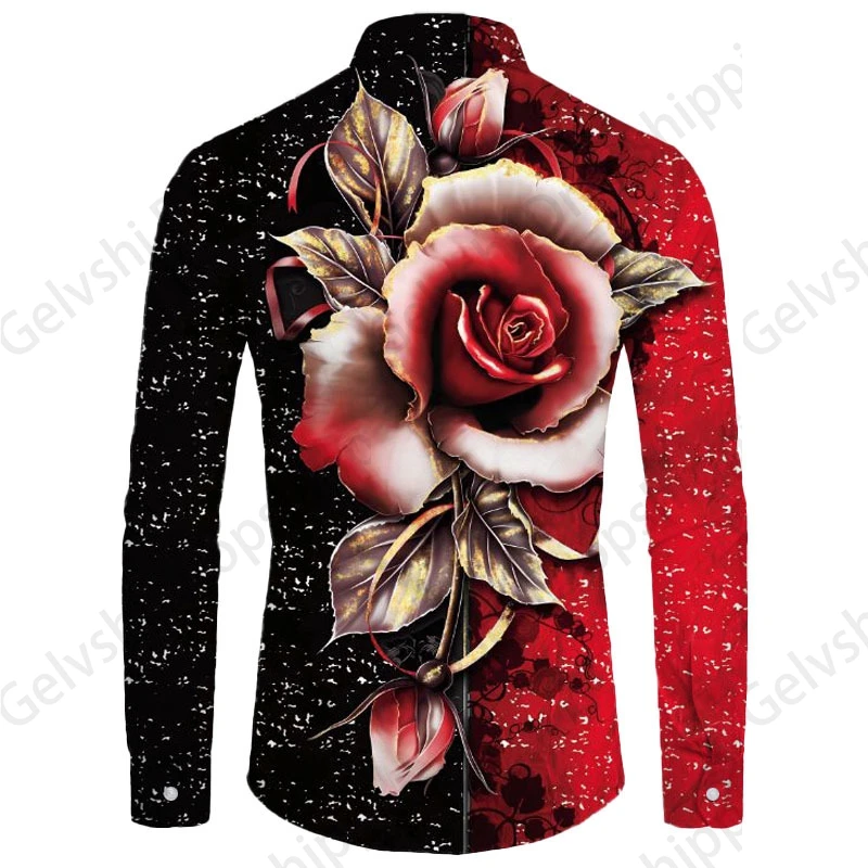Rose Floral Hawaiian Shirts Long Sleeve Beach Shirts Men Women Fashion Vocation Shirt Casual Streetwear Blouse Unisex Clothing
Rose Floral Hawaiian Shirts Long Sleeve Beach Shirts Men Women Fashion Vocation Shirt Casual Streetwear Blouse Unisex Clothing
