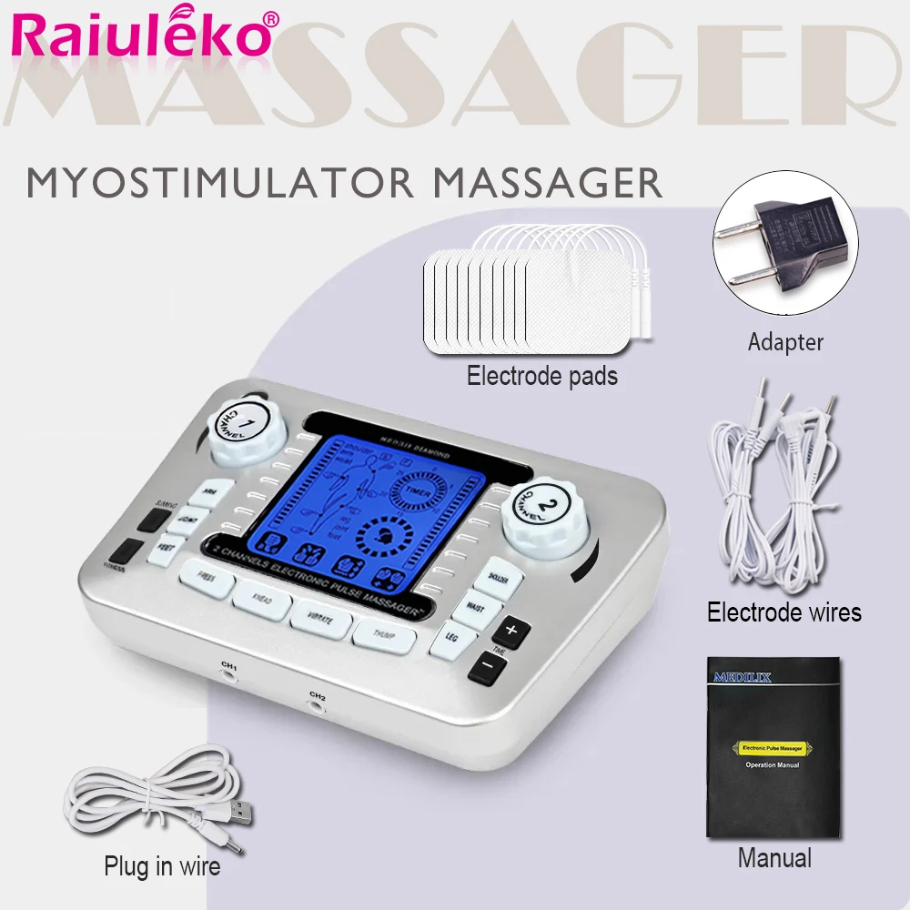 Electric Tens Muscle Stimulator Pulse Massager Electrical Acupuncture Massage Instrument Whole Body Massage Relax
Electric Tens Muscle Stimulator Pulse Massager Electrical Acupuncture Massage Instrument Whole Body Massage Relax