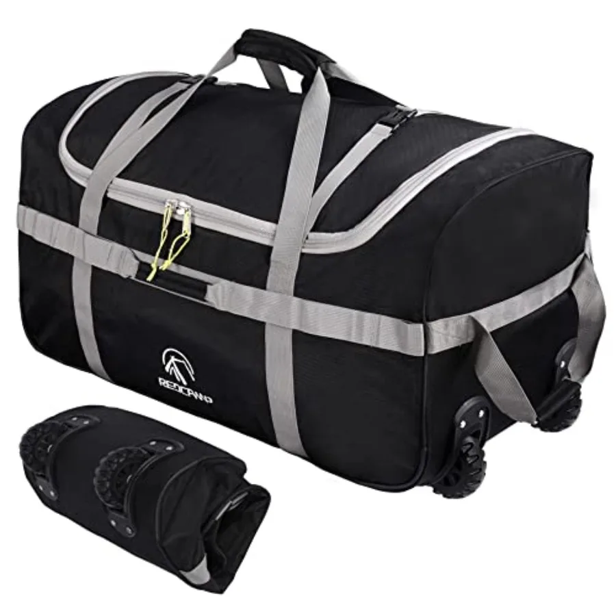REDCAMP 85L 120L 140L Foldable Duffle Bag with Wheels Large Travel Duffel Bag Red Durable Lightweight Expandable Carry On
REDCAMP 85L 120L 140L Foldable Duffle Bag with Wheels Large Travel Duffel Bag Red Durable Lightweight Expandable Carry On