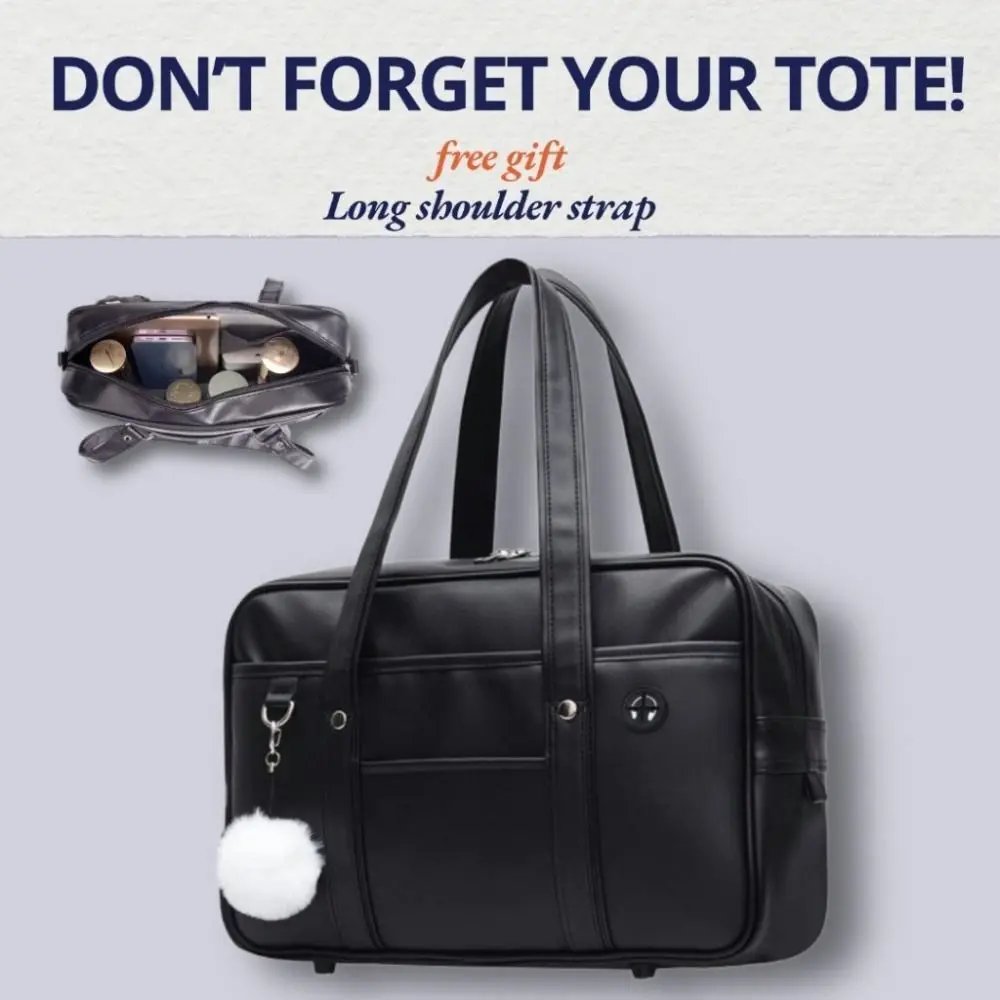 Casual PU Leather JK Uniform Bag Retro Handbag Solid Color PU Leather Itabag Korean Style Commuting Crossbody Bag Shopping
Casual PU Leather JK Uniform Bag Retro Handbag Solid Color PU Leather Itabag Korean Style Commuting Crossbody Bag Shopping