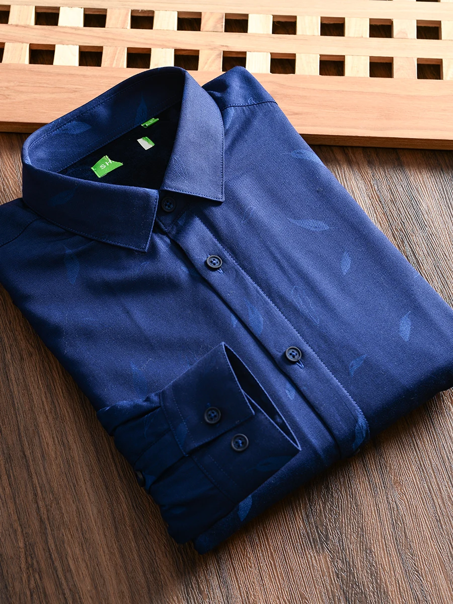 Thickened Fleece Long Sleeve Men's Shirt Leaf Print Warm Casual Autumn Winter Fashion City Style Standard Fit Youth Shirt
Thickened Fleece Long Sleeve Men's Shirt Leaf Print Warm Casual Autumn Winter Fashion City Style Standard Fit Youth Shirt
