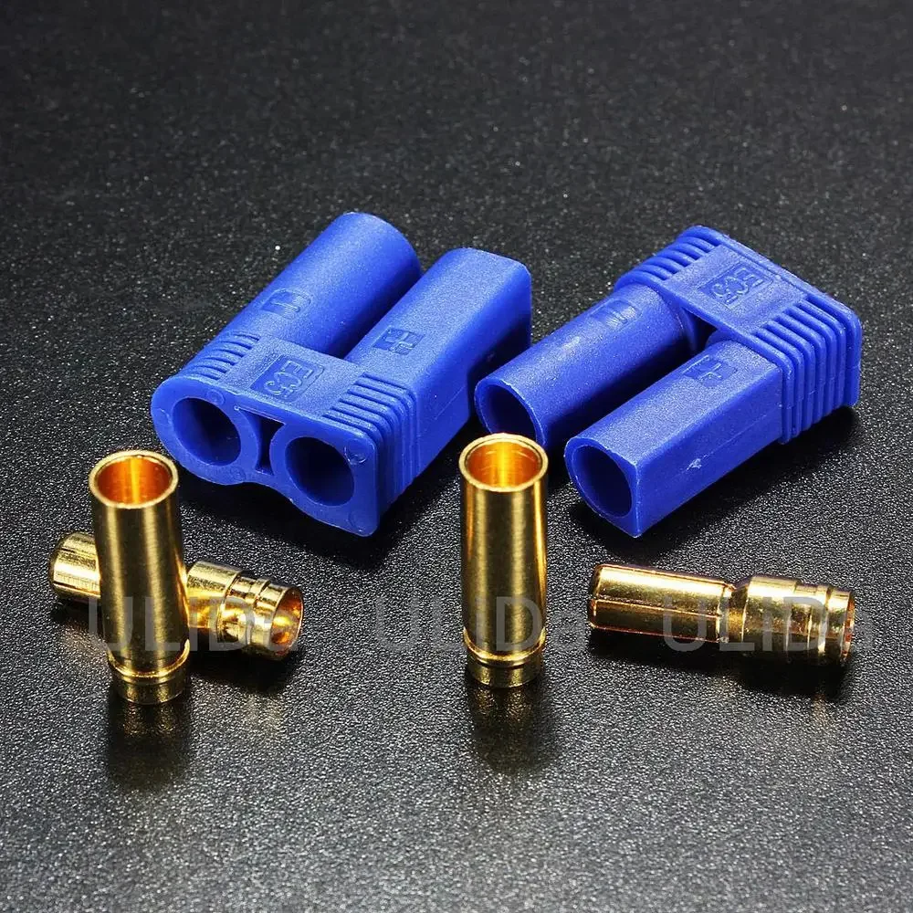 1 Pair Male + Female 5mm EC5 Bullet Connector Plug Adapter Battery
1 Pair Male + Female 5mm EC5 Bullet Connector Plug Adapter Battery