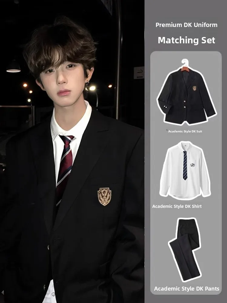 Uniform Suit Set for Boys College Style Adult Ceremony JK Dress High School Coat Spring Summer Autumn Loose Fit Non-iron Proc...
Uniform Suit Set for Boys College Style Adult Ceremony JK Dress High School Coat Spring Summer Autumn Loose Fit Non-iron Proc...