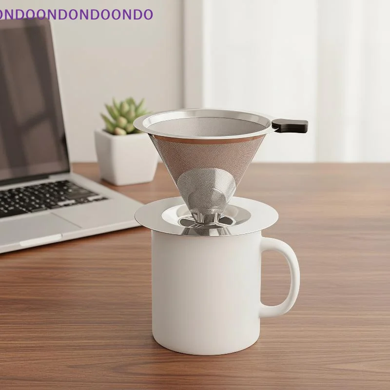 Stainless Steel Pour Over Coffee Filter With Ultra Fine Mesh And Food Grade Material Perfect For Home Office Coffee Brewing
Stainless Steel Pour Over Coffee Filter With Ultra Fine Mesh And Food Grade Material Perfect For Home Office Coffee Brewing
