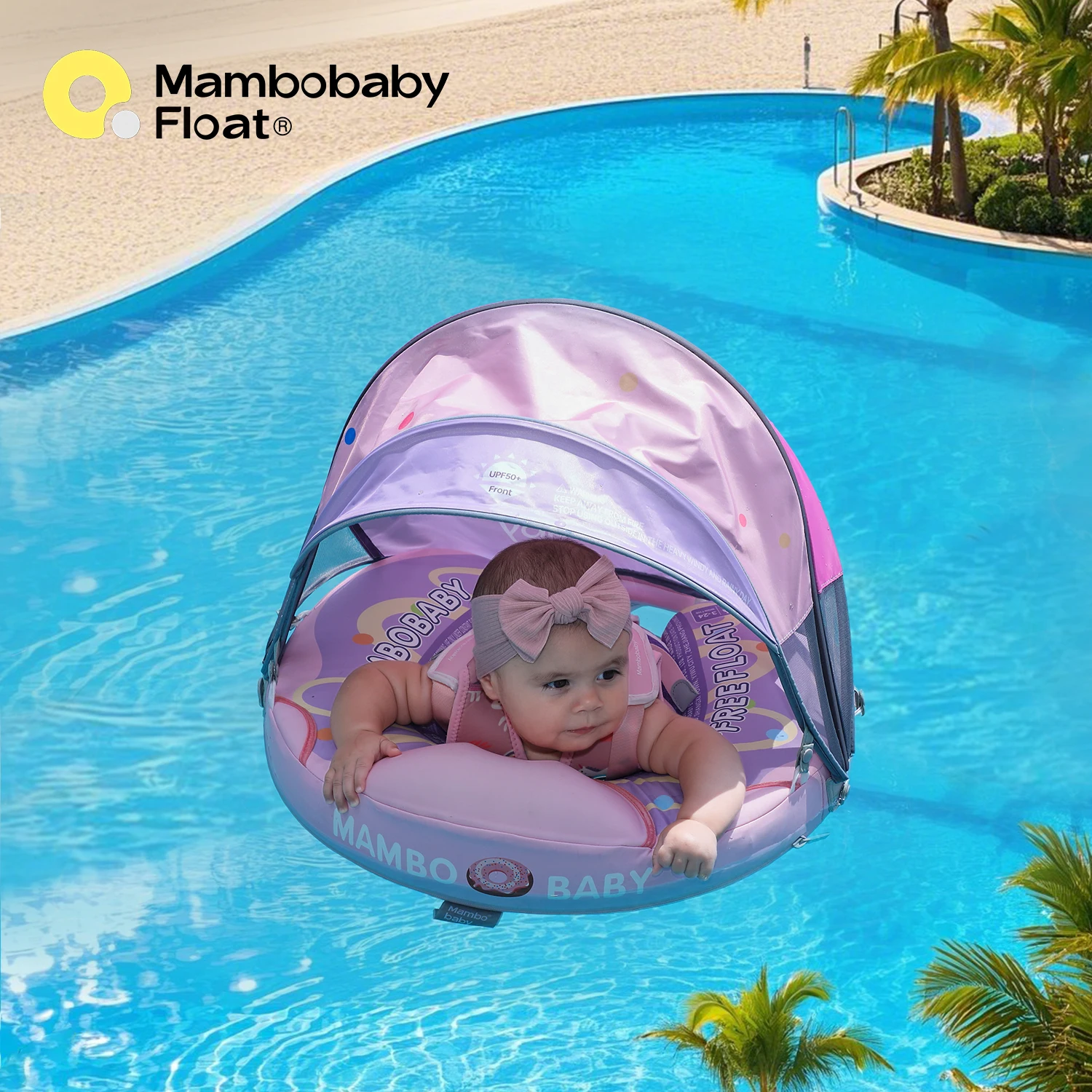 Mambobaby Float 98% UV Protection Canopy Safe Air-Free Core Baby Swimming Ring Toddler Pool Float Infant Non-inflatable Ring
Mambobaby Float 98% UV Protection Canopy Safe Air-Free Core Baby Swimming Ring Toddler Pool Float Infant Non-inflatable Ring