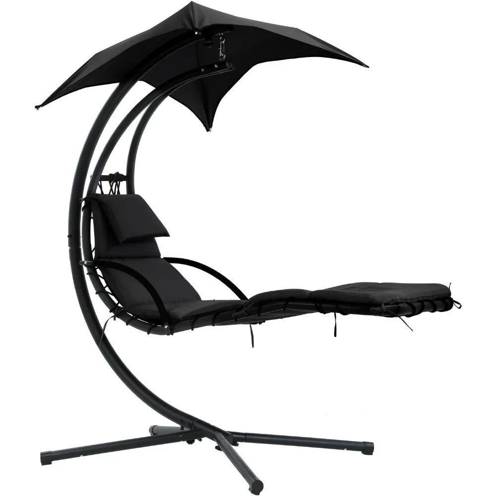 Hammock Chair Lounge Chair w/Built-in Pillow and Removable Patio Swing Lounge Chair Canopy Hammock Arc Stand Air
Hammock Chair Lounge Chair w/Built-in Pillow and Removable Patio Swing Lounge Chair Canopy Hammock Arc Stand Air