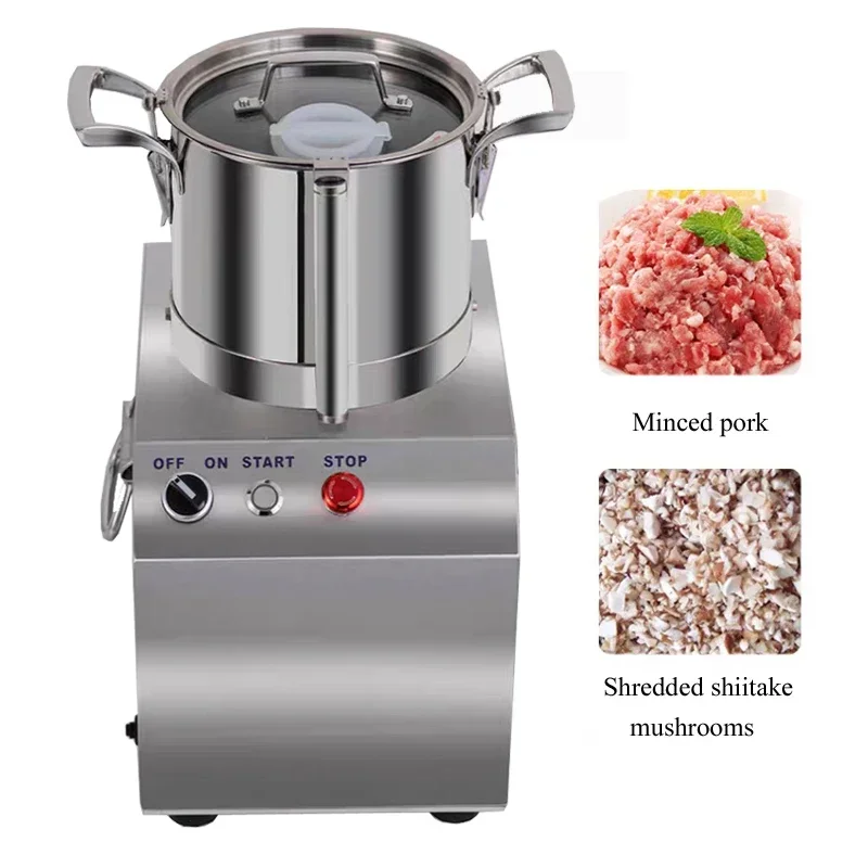 # For Commercial Electric Food Chopper Machine Multifunctional Meat Grinder Vegetable Cutter For Kitchen Equipment #