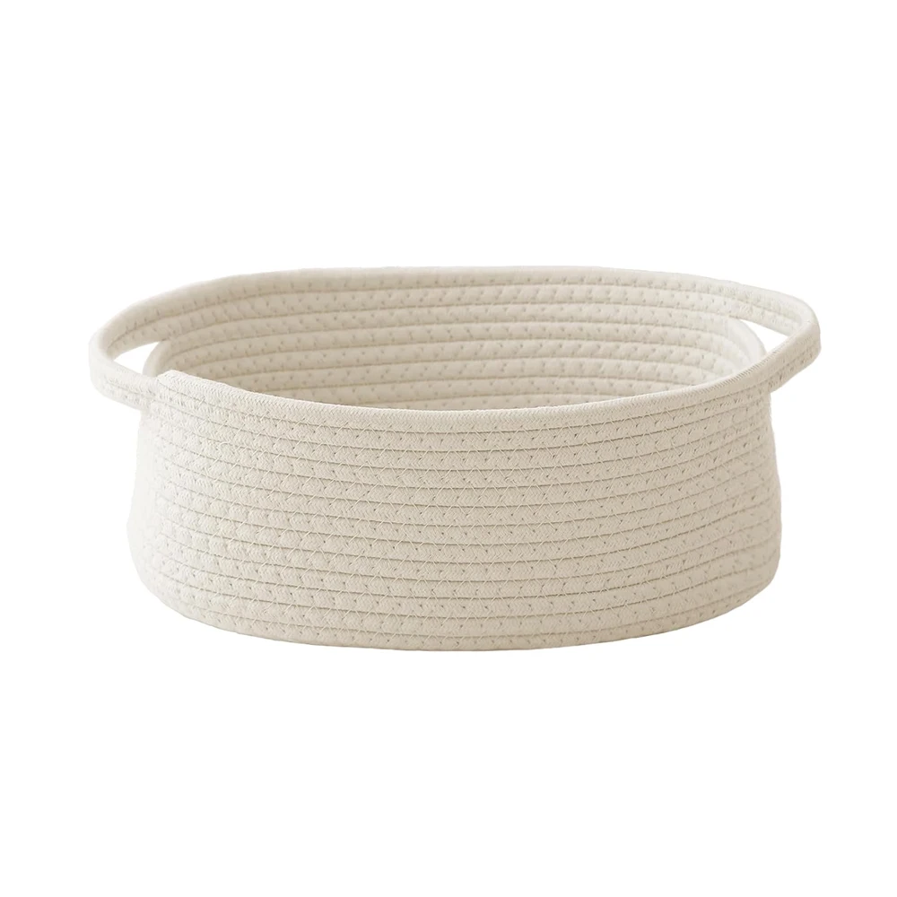 Small Rope Storage Bin With Handles Ribbon Bag Organizer For Shelves And Closets - Empty Gift Basket For Birthday Organization
Small Rope Storage Bin With Handles Ribbon Bag Organizer For Shelves And Closets - Empty Gift Basket For Birthday Organization