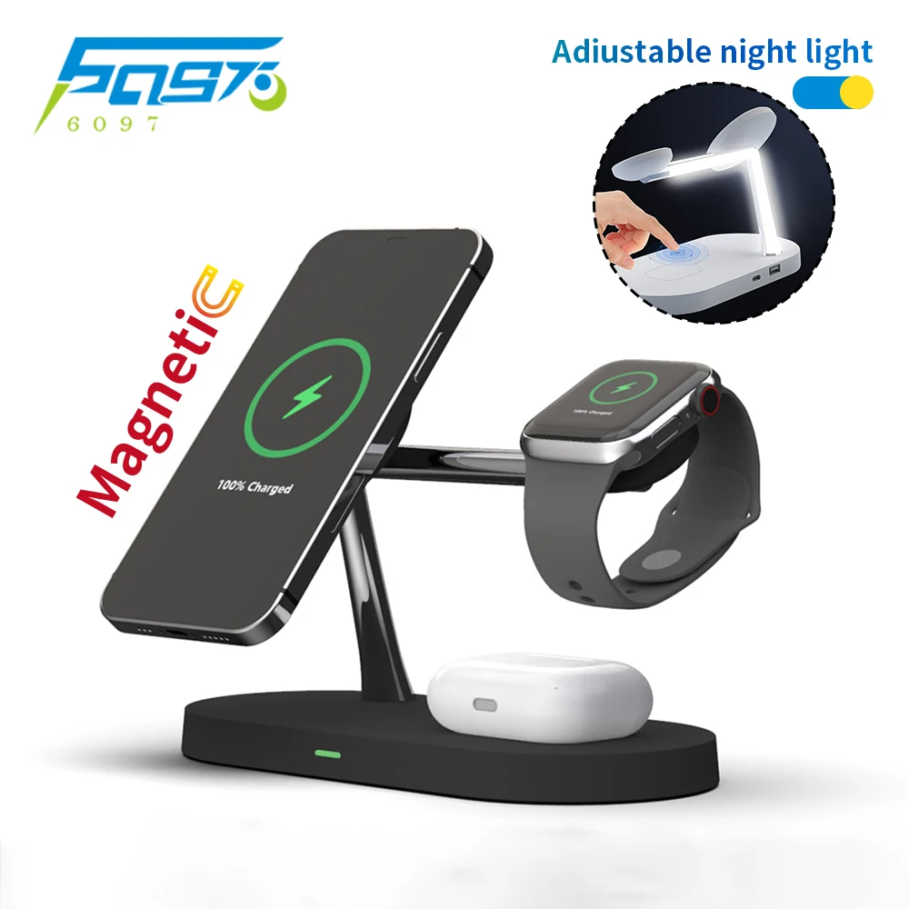 Wireless Chargers Station For Apple Watch 7 6 5 4 AirPods 2 3 Pro Max Induction Fast Charger For Xiaomi iPhone 14 13 12 X 8 Plus
Wireless Chargers Station For Apple Watch 7 6 5 4 AirPods 2 3 Pro Max Induction Fast Charger For Xiaomi iPhone 14 13 12 X 8 Plus