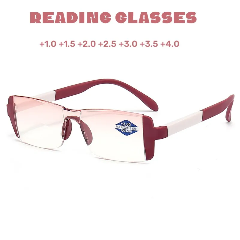 Rimless Reading Glasses Unisex Magnetic Therapy Anti-blue Light Bifocal Far and Near Eyeglasses Detachable Eyewear +1.0 To +4.0
Rimless Reading Glasses Unisex Magnetic Therapy Anti-blue Light Bifocal Far and Near Eyeglasses Detachable Eyewear +1.0 To +4.0