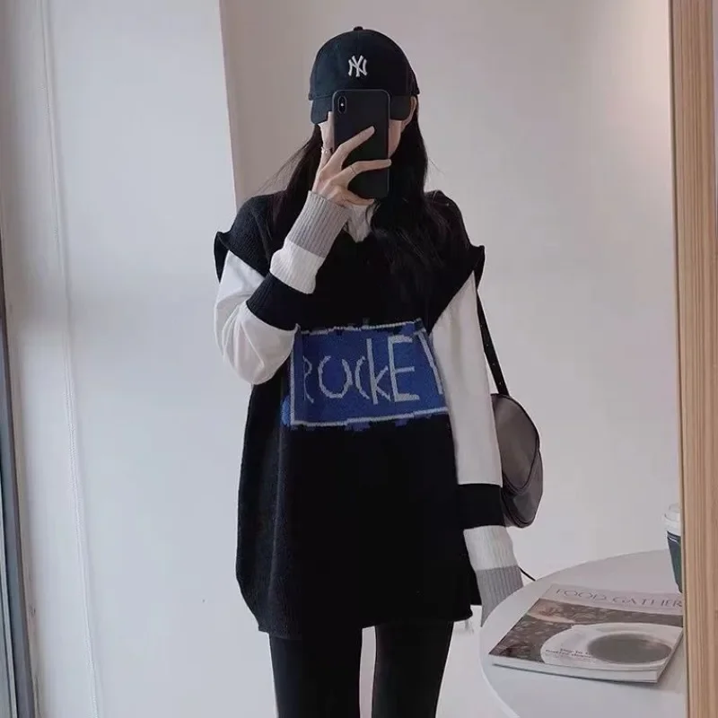 Waistcoat Korean Style Clothing New Knitwear Knit Vests for Women Autumn Winter Formal Smooth Sales The Trip Wool Lady Sweaters
Waistcoat Korean Style Clothing New Knitwear Knit Vests for Women Autumn Winter Formal Smooth Sales The Trip Wool Lady Sweaters