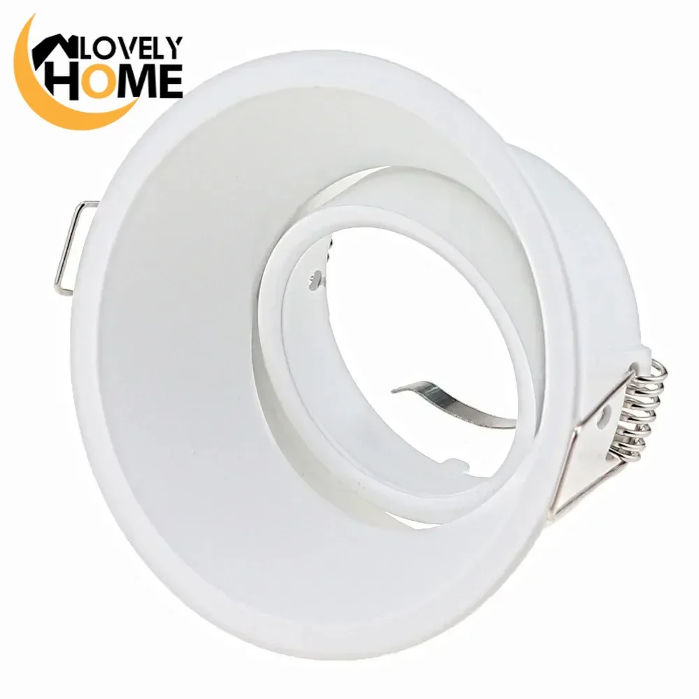 White/Black Aluminum Round Recessed Led Light Frame MR16 GU10 Fixture Adjustable Square LED Ceiling Spot Light Fixture Frame
White/Black Aluminum Round Recessed Led Light Frame MR16 GU10 Fixture Adjustable Square LED Ceiling Spot Light Fixture Frame