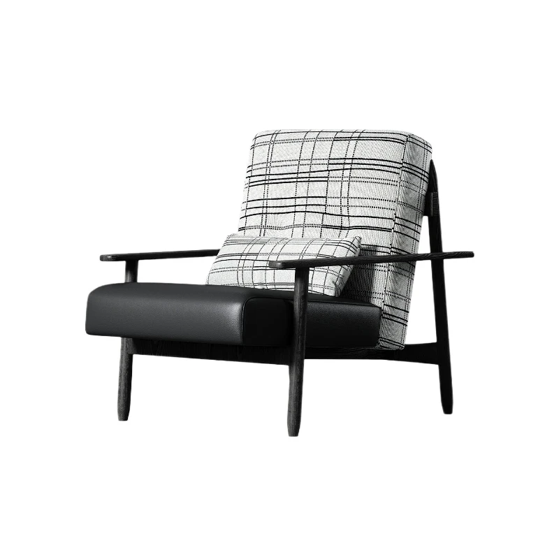 Italian minimalist single sofa chair living room balcony solid wood modern minimalist leather leisure chair
Italian minimalist single sofa chair living room balcony solid wood modern minimalist leather leisure chair