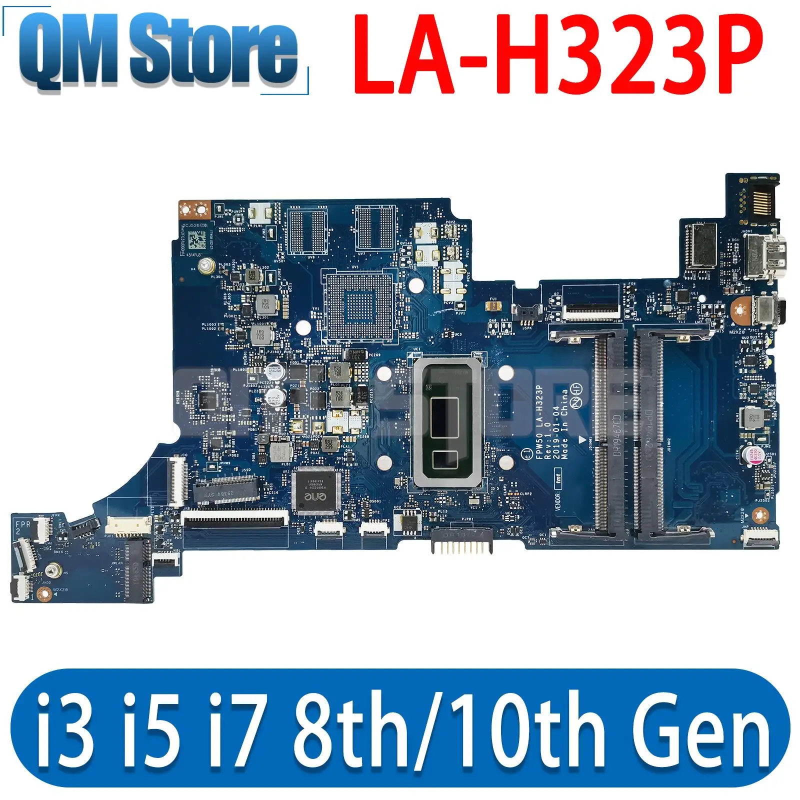 Материнская плата для ноутбука HP 15-DW 15S-DU 15-DW0037WM 15S-DU материнская плата с процессором I3 I5 I7 LA-H323P материнская плата DDR4 UMA
Материнская плата для ноутбука HP 15-DW 15S-DU 15-DW0037WM 15S-DU материнская плата с процессором I3 I5 I7 LA-H323P материнская плата DDR4 UMA