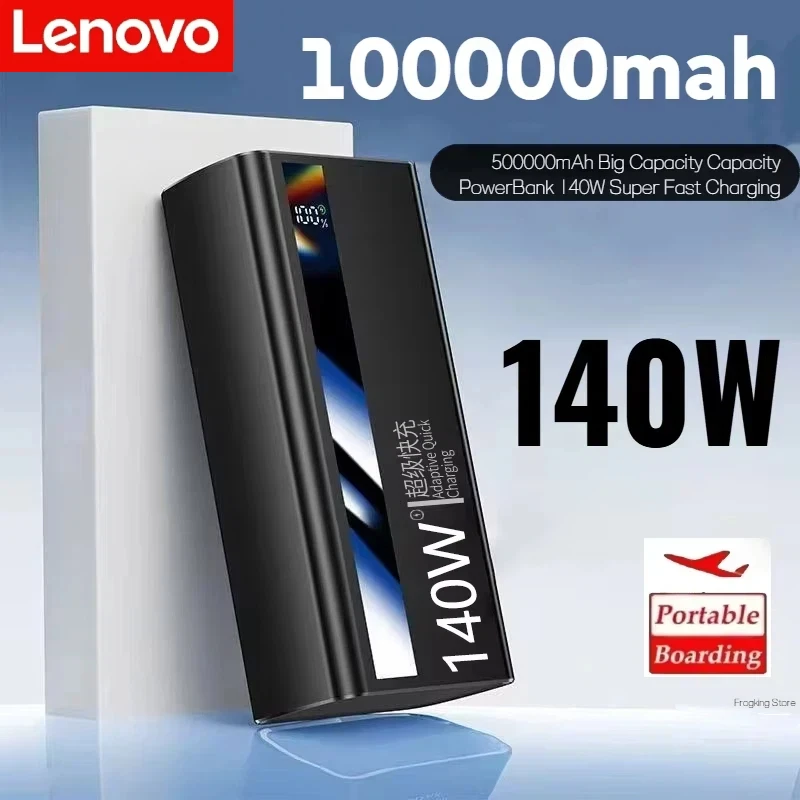 Внешний аккумулятор Lenovo 500000 мАч большой емкости, 140 Вт, с супербыстрой зарядкой, портативный, для iPhone и Huawei
Внешний аккумулятор Lenovo 500000 мАч большой емкости, 140 Вт, с супербыстрой зарядкой, портативный, для iPhone и Huawei
