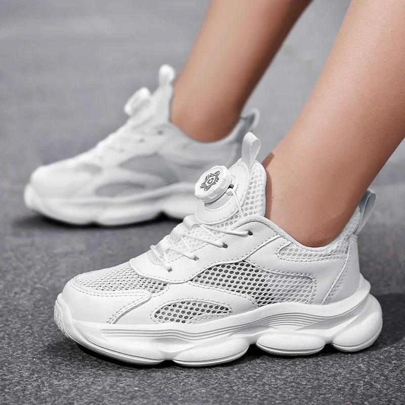 All-match Boys Summer Sneakers Breathable Mesh Soft Elastic Sole Anti-slip Wear-resistant Footwear for School Outdoor Sports
All-match Boys Summer Sneakers Breathable Mesh Soft Elastic Sole Anti-slip Wear-resistant Footwear for School Outdoor Sports