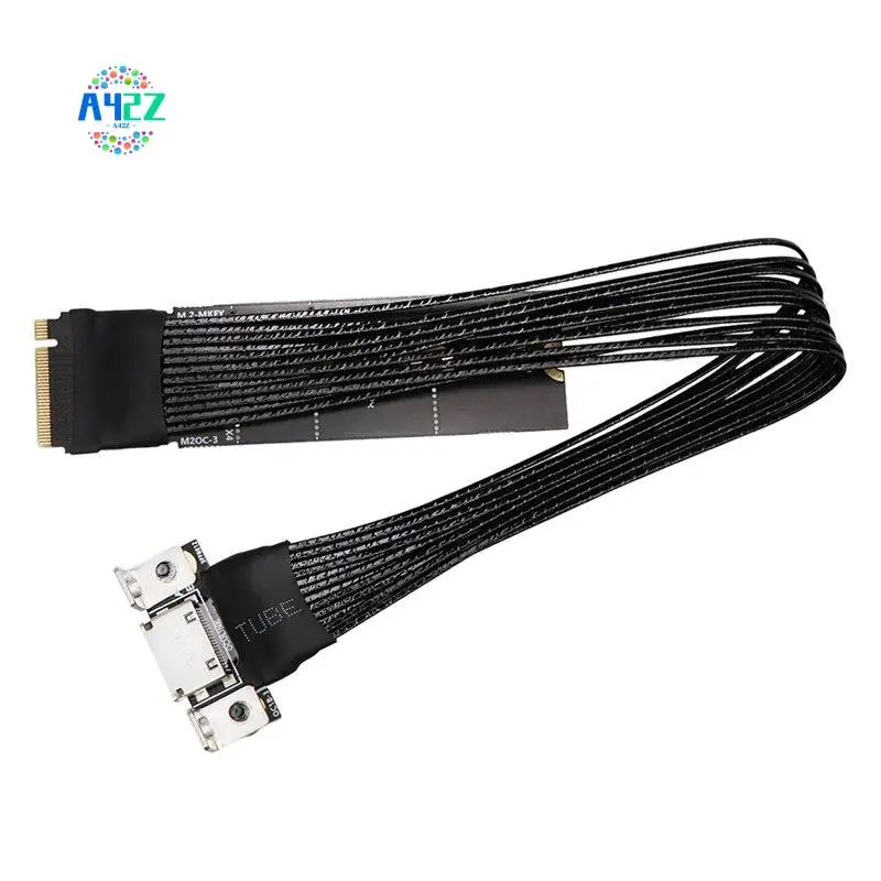 A42Z-4Gbps M.2 To Oculink 4I Extension Cable For PC Desktop For M2 M-Key NVME To SFF8612 Adapter Cord Pcie 4.0 X4 Gen4
A42Z-4Gbps M.2 To Oculink 4I Extension Cable For PC Desktop For M2 M-Key NVME To SFF8612 Adapter Cord Pcie 4.0 X4 Gen4