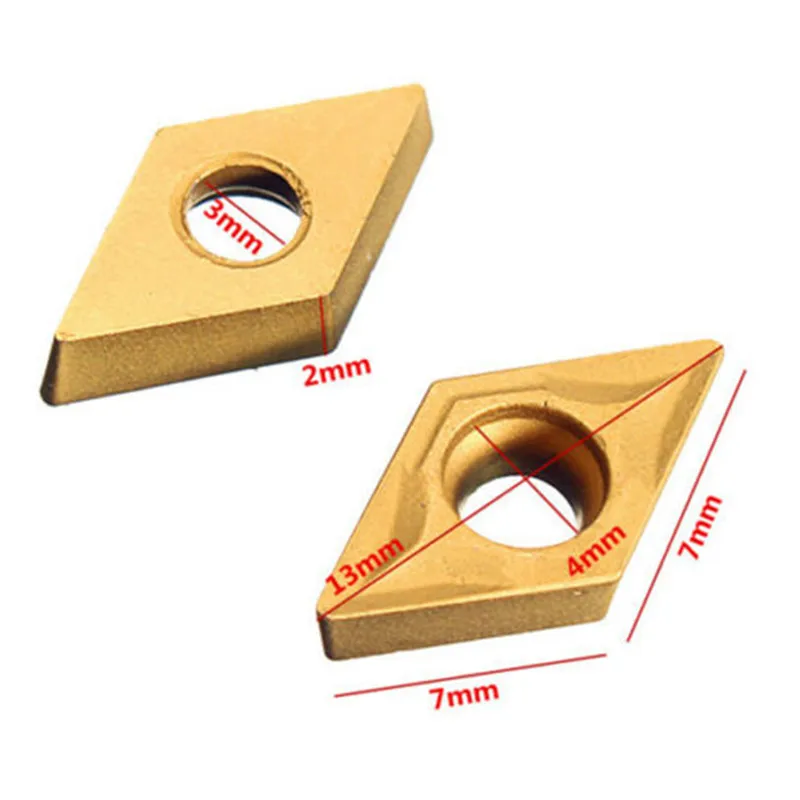 New & High Quality 10Pcs DCMT070204 YBC251 Carbide Inserts CNC Lathe Cutter for Stainless Steel & Steel Finishing
New & High Quality 10Pcs DCMT070204 YBC251 Carbide Inserts CNC Lathe Cutter for Stainless Steel & Steel Finishing