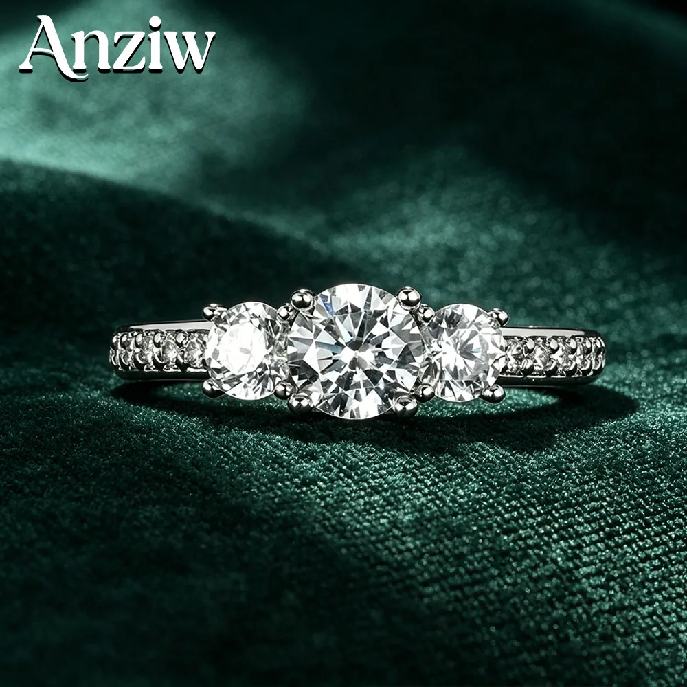 Anziw 5.5mm&4mm Moissanite Diamond Ring Anniversary Gifts 14K Gold Filled Round Cut Three Stone Finger Ring Ladies Fine Jewelry
Anziw 5.5mm&4mm Moissanite Diamond Ring Anniversary Gifts 14K Gold Filled Round Cut Three Stone Finger Ring Ladies Fine Jewelry