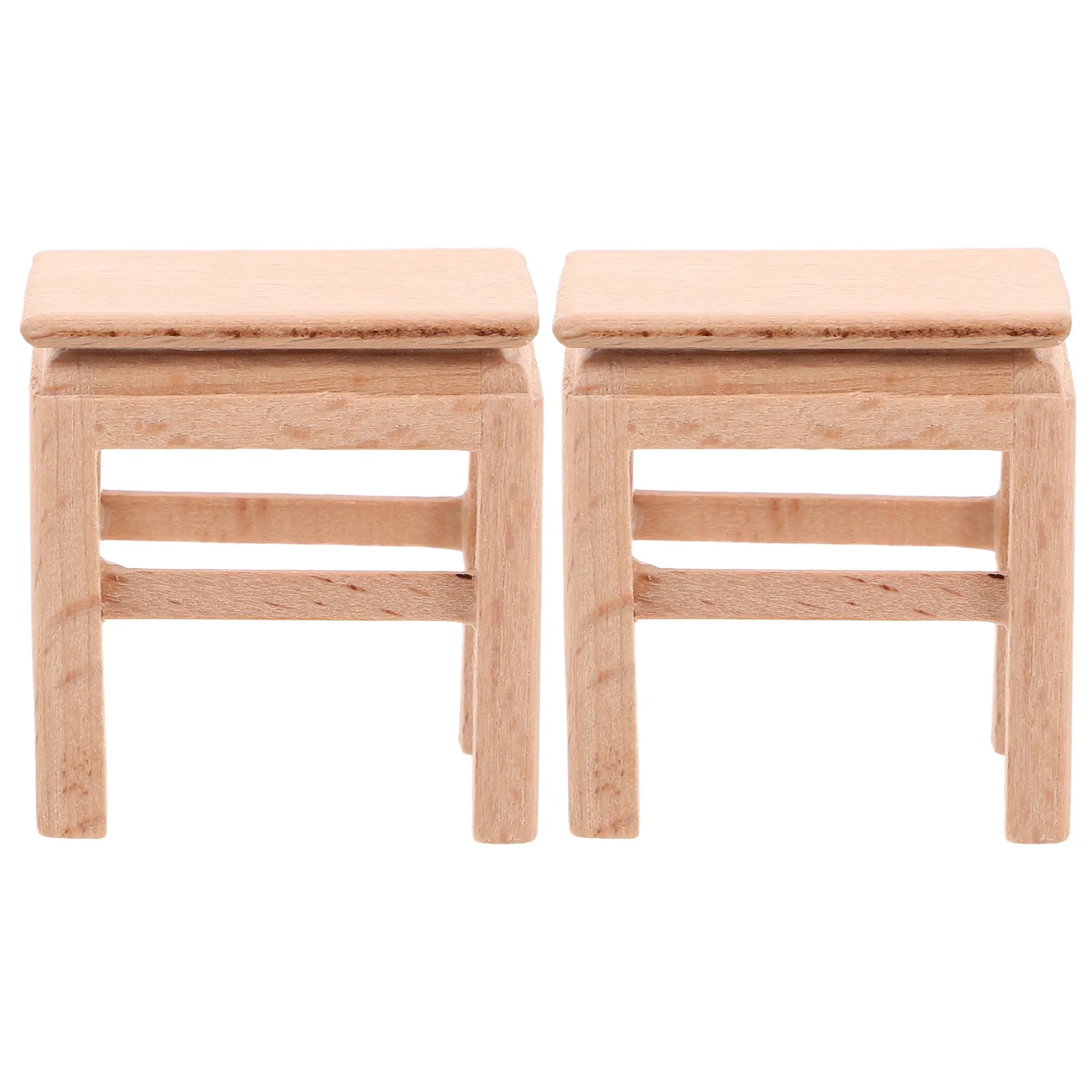 2Pcs Miniature Wooden Stool for Dollhouse Furniture Realistic Small Wood Chair Prop Mini Dollhouse Accessories Home Decor
2Pcs Miniature Wooden Stool for Dollhouse Furniture Realistic Small Wood Chair Prop Mini Dollhouse Accessories Home Decor