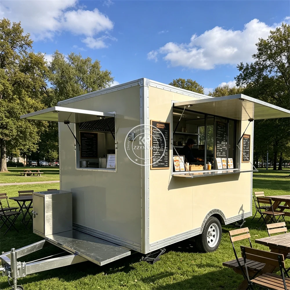 Commercial Custom Snack Beverage Food Trailer Concession Coffee Donut Truck Street Vendor Food Truck For Sale
Commercial Custom Snack Beverage Food Trailer Concession Coffee Donut Truck Street Vendor Food Truck For Sale