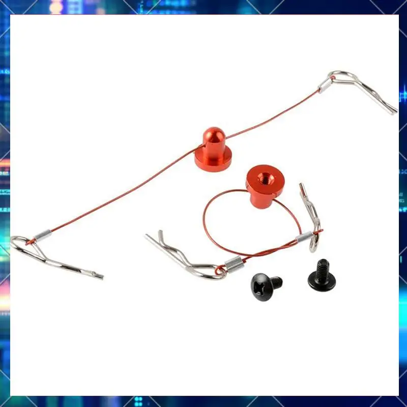 4Pcs Anti-Lost Body Shell Wire Clip Pin With Screw Retainer For Traxxas/Hsp/Arram/Axial Ecx 1/10 RC Car Spare Red-AA02
4Pcs Anti-Lost Body Shell Wire Clip Pin With Screw Retainer For Traxxas/Hsp/Arram/Axial Ecx 1/10 RC Car Spare Red-AA02