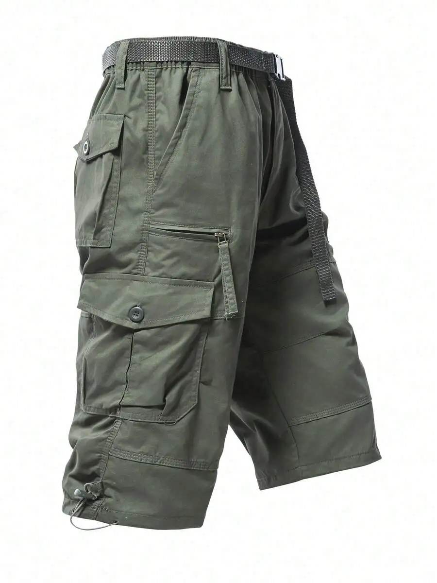 Mens Cargo Shorts With Multiple Pockets Button And Zipper Casual Outdoor Sports Hiking Pants
Mens Cargo Shorts With Multiple Pockets Button And Zipper Casual Outdoor Sports Hiking Pants