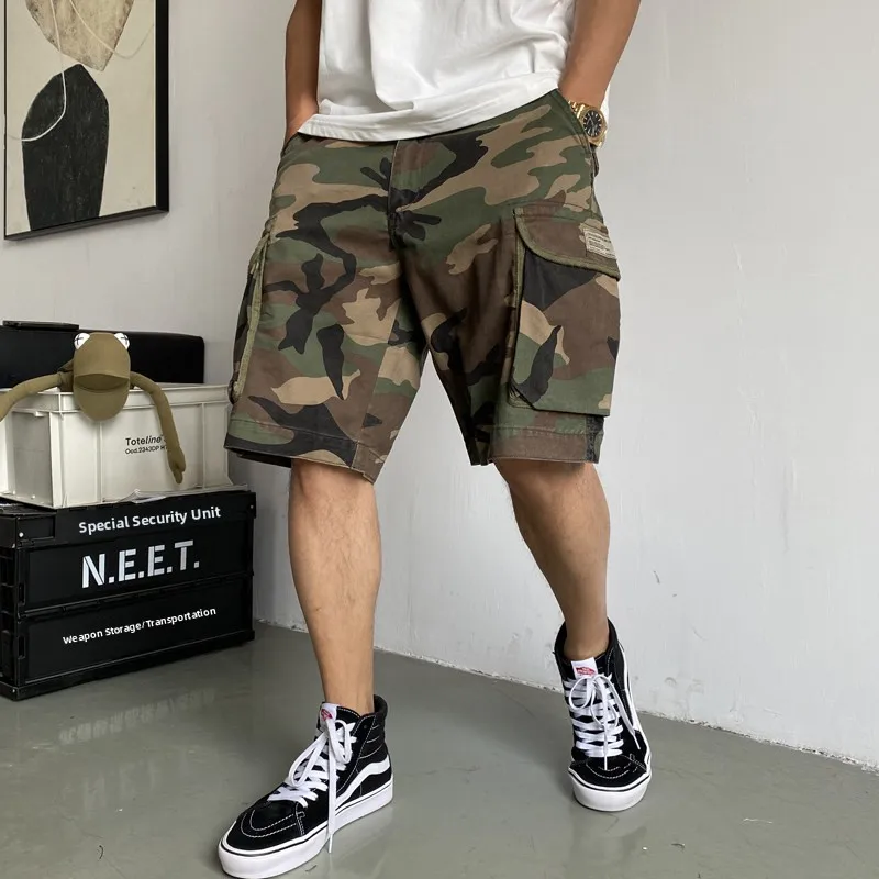 Camouflage Workwear Shorts Men's Classic Straight Leg Vintage American Style Casual Pants Loose Fit Summer Fashion City Cotto...
Camouflage Workwear Shorts Men's Classic Straight Leg Vintage American Style Casual Pants Loose Fit Summer Fashion City Cotto...
