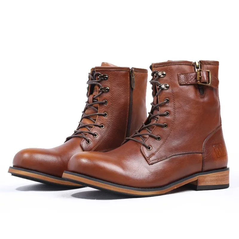 2026 Autumn Genuine Leather Mens Ankle Boots Luxury Handmade Quality Comfortable Round Toe Platform Fashion Business Shoes Man
2026 Autumn Genuine Leather Mens Ankle Boots Luxury Handmade Quality Comfortable Round Toe Platform Fashion Business Shoes Man