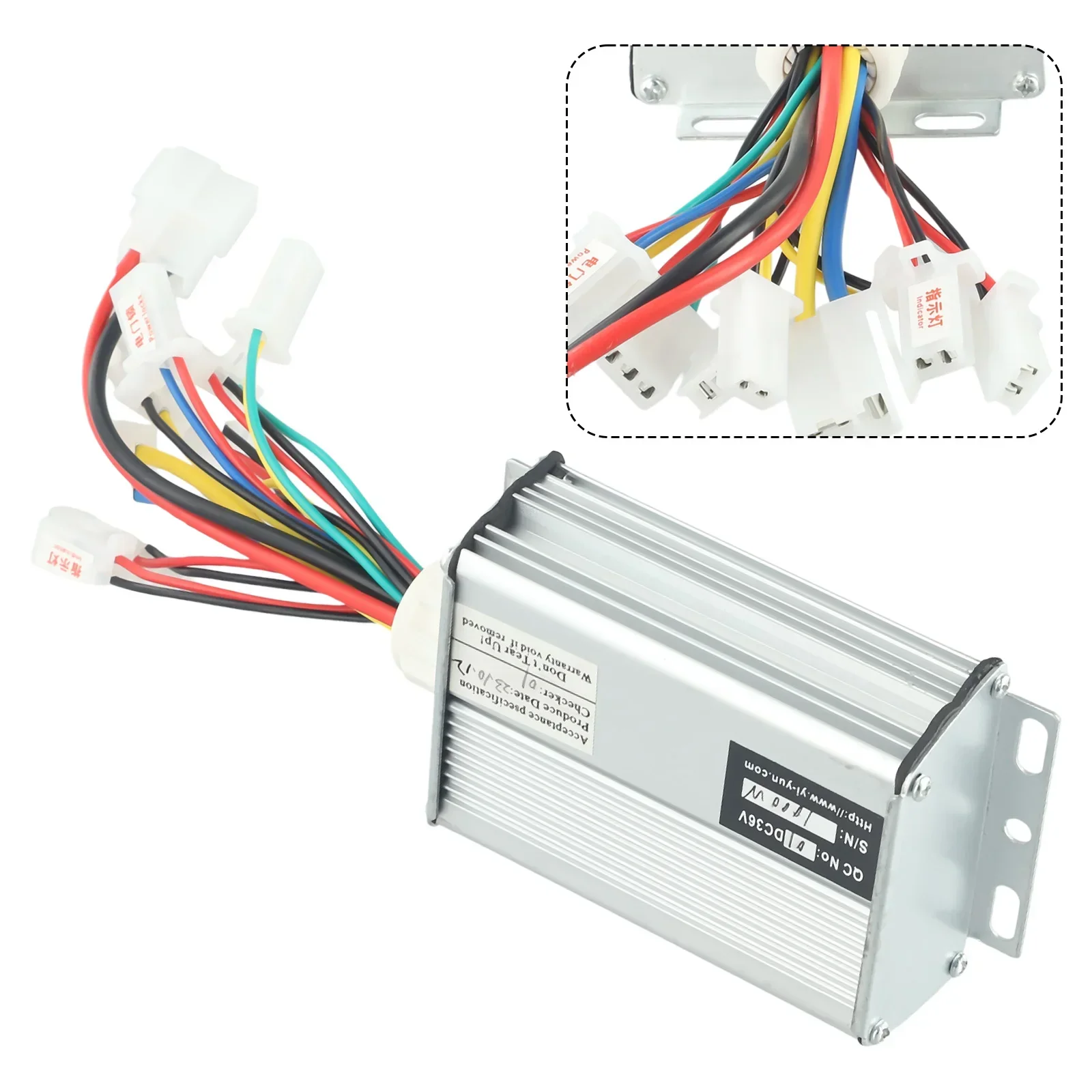 Brush Motor E-Bike Controller Silver 120x65x30mm 36V/48V Bicycle Compatible 700-1000W Motor Scooter Components
Brush Motor E-Bike Controller Silver 120x65x30mm 36V/48V Bicycle Compatible 700-1000W Motor Scooter Components