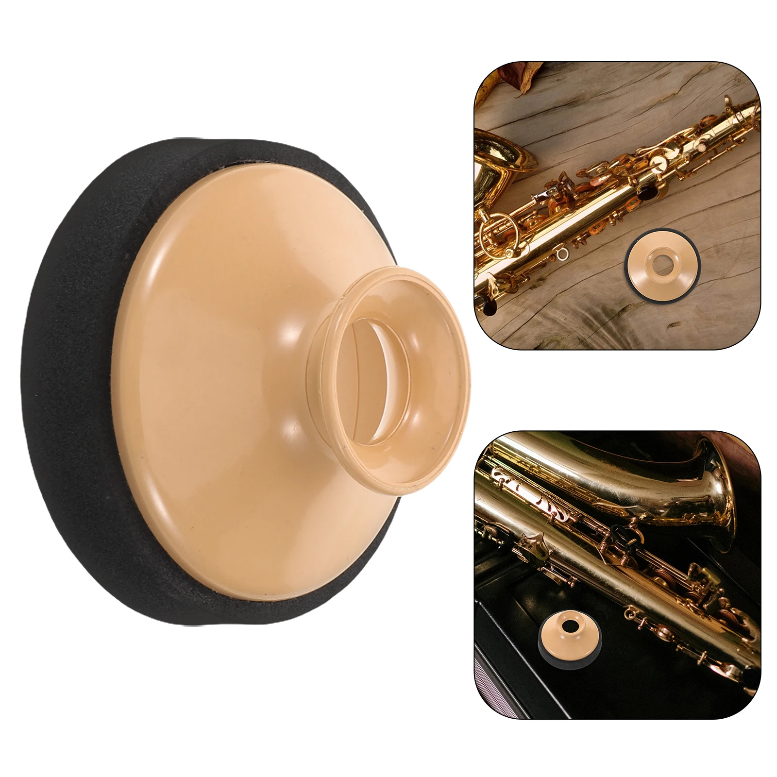 Saxophone Mute Alto Pad Accessory for Tenor Mouthpiece Musical Instrument
Saxophone Mute Alto Pad Accessory for Tenor Mouthpiece Musical Instrument