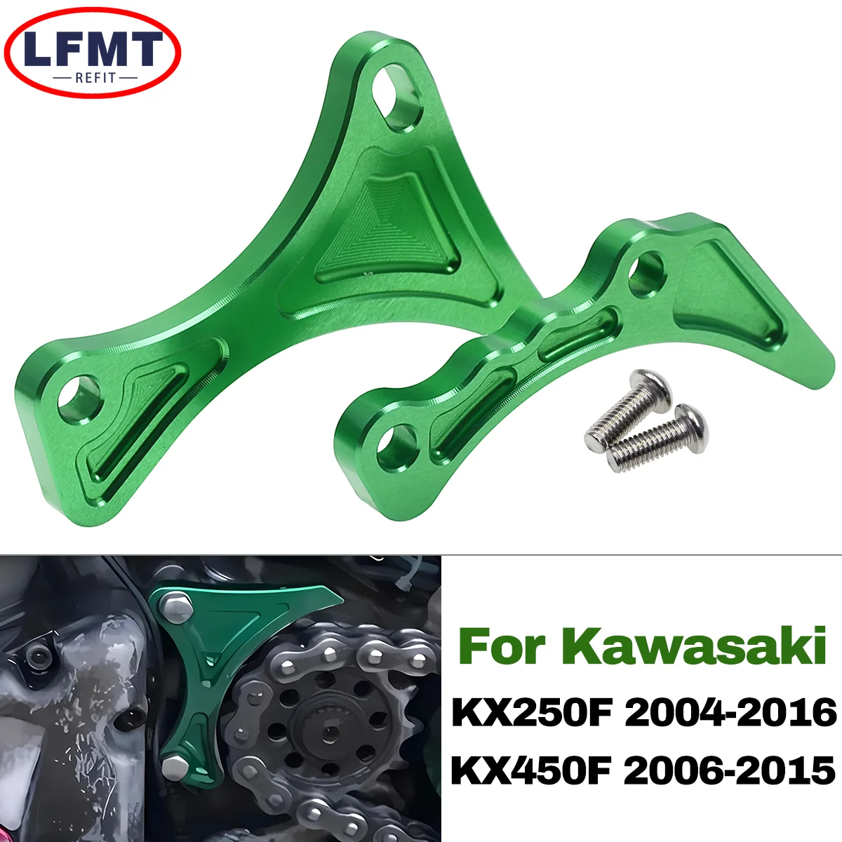For Kawasaki KX250F 2004-2016 KX450F 2006-2015 250F 450F Motocross Guard Cover Chain Sprocket Cover Case Saver Engine Protector
For Kawasaki KX250F 2004-2016 KX450F 2006-2015 250F 450F Motocross Guard Cover Chain Sprocket Cover Case Saver Engine Protector