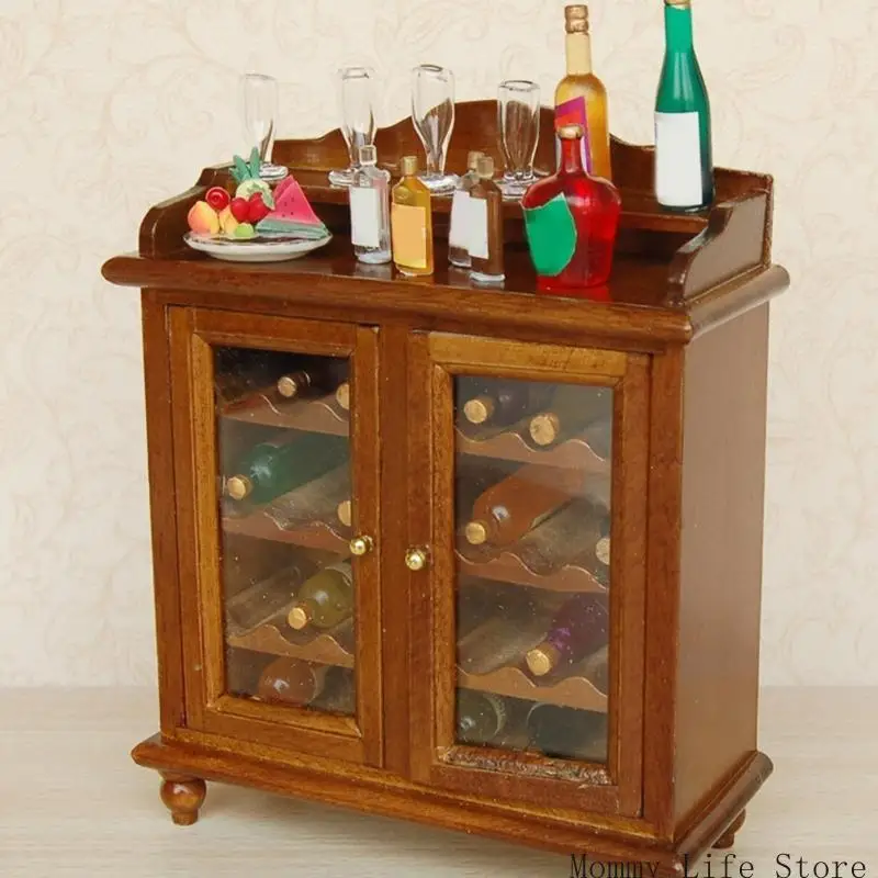 Деревянный миниатюрный винный шкаф модель для 1/12 Dollhouses Craft Model Decores
Деревянный миниатюрный винный шкаф модель для 1/12 Dollhouses Craft Model Decores