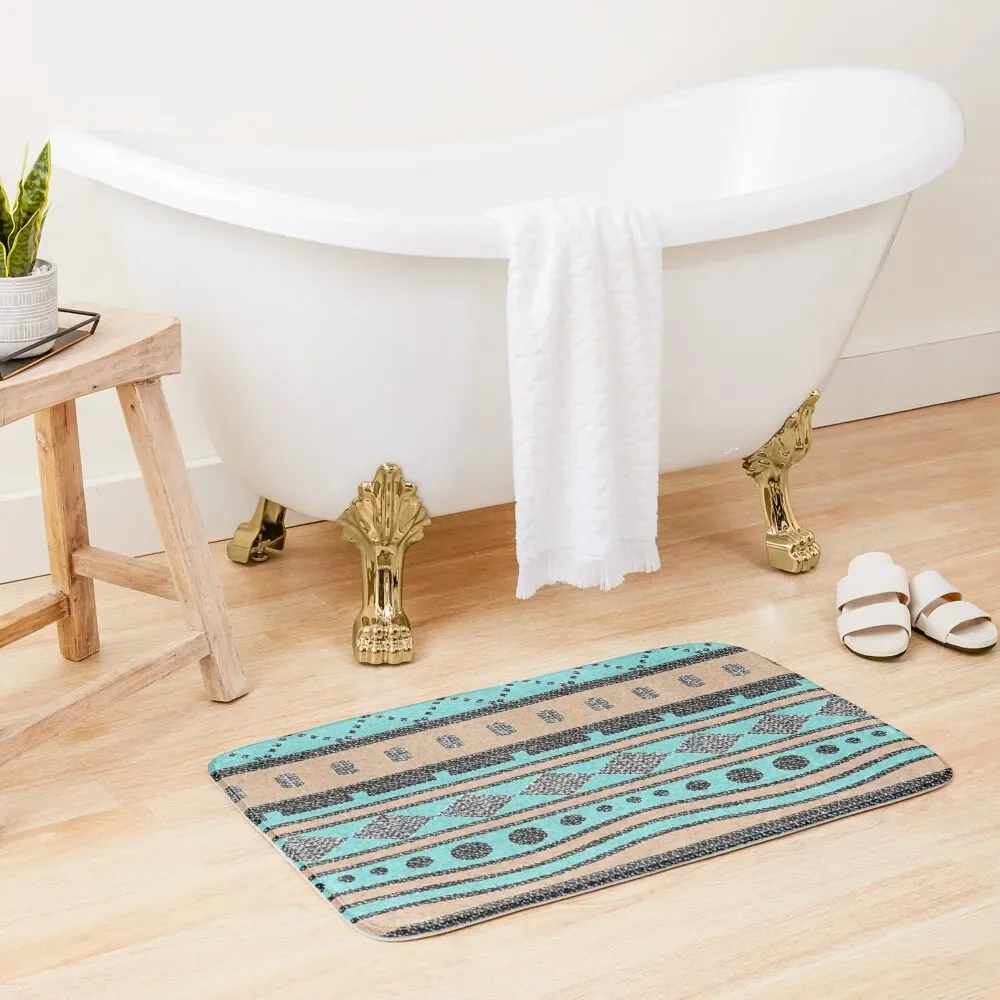 Turquoise And Peach Tribal Pattern Bath Mat Mats For Bathroom And Toilet Hallways Toilet Floor Sleeping Room Rugs Mat
Turquoise And Peach Tribal Pattern Bath Mat Mats For Bathroom And Toilet Hallways Toilet Floor Sleeping Room Rugs Mat