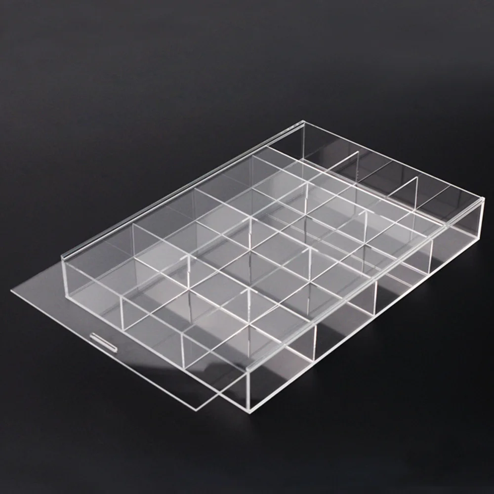 Wholesale acrylic strictly selected storage box desktop square jewelry cosmetics manicure Jiugongge storage box transparent
Wholesale acrylic strictly selected storage box desktop square jewelry cosmetics manicure Jiugongge storage box transparent