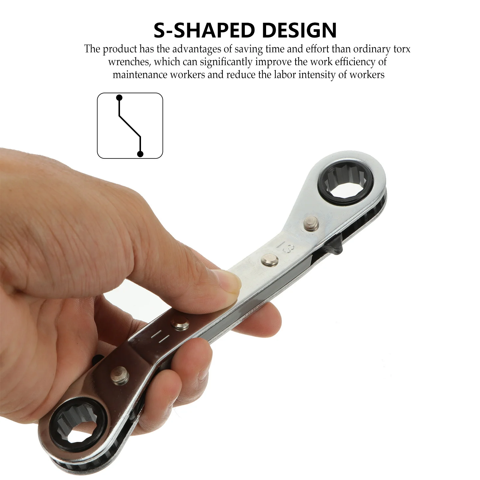 1Pcs 11x13 Double Box End Ratcheting Wrench Heat Treated Steel Polished Surface Corrosion Resistant for Confined Spaces Long
1Pcs 11x13 Double Box End Ratcheting Wrench Heat Treated Steel Polished Surface Corrosion Resistant for Confined Spaces Long