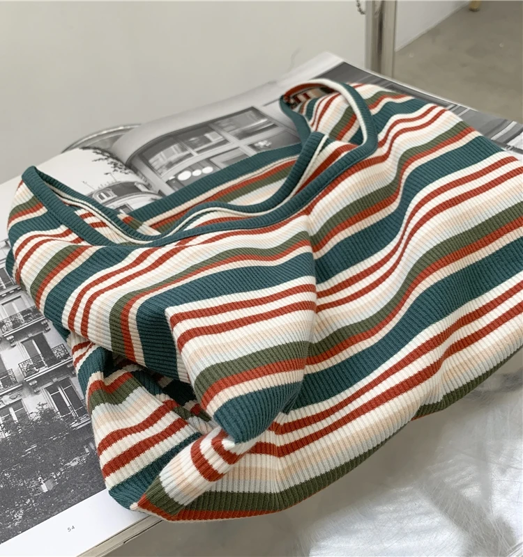 plus Size 2300 Pounds Striped Short Sleeve T-Shirt Women Summer College Style Loose American Retro Square Collar Top
plus Size 2300 Pounds Striped Short Sleeve T-Shirt Women Summer College Style Loose American Retro Square Collar Top