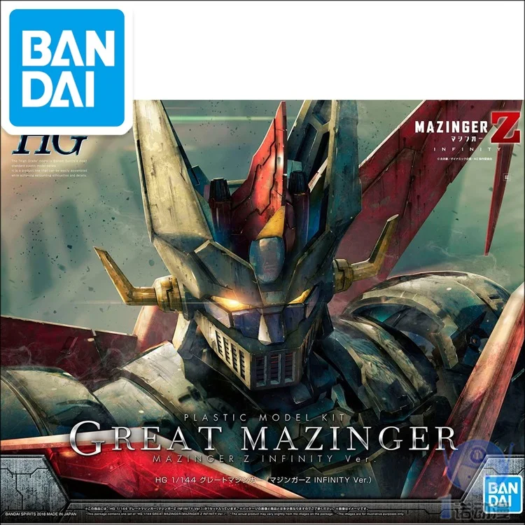 BANDAI ORIGINL SUPER ROBOT Model HG 1/144 INFINITY GREAT MAZINGER Z Armor Unchained Mobile Suit Kids Toys
BANDAI ORIGINL SUPER ROBOT Model HG 1/144 INFINITY GREAT MAZINGER Z Armor Unchained Mobile Suit Kids Toys