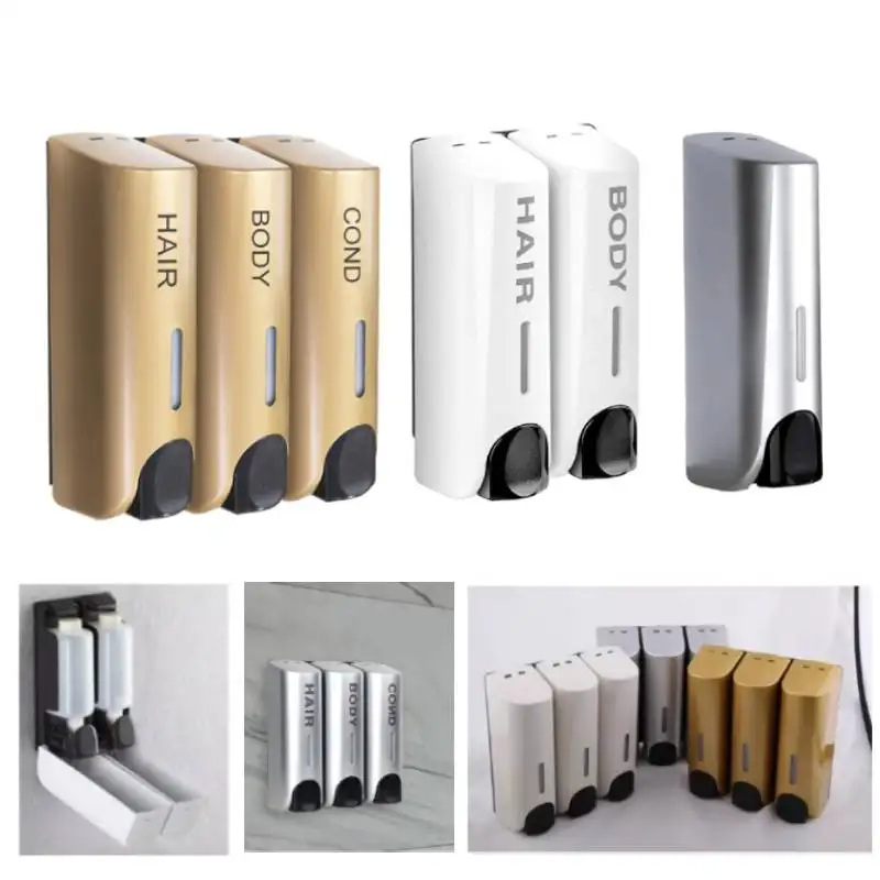 3pcs 350ml Shower Bath Shampoo Dispenser Heat-Resistant Wall-Mount Shampoo and Conditioner Dispenser for Bathroom Accessories
3pcs 350ml Shower Bath Shampoo Dispenser Heat-Resistant Wall-Mount Shampoo and Conditioner Dispenser for Bathroom Accessories