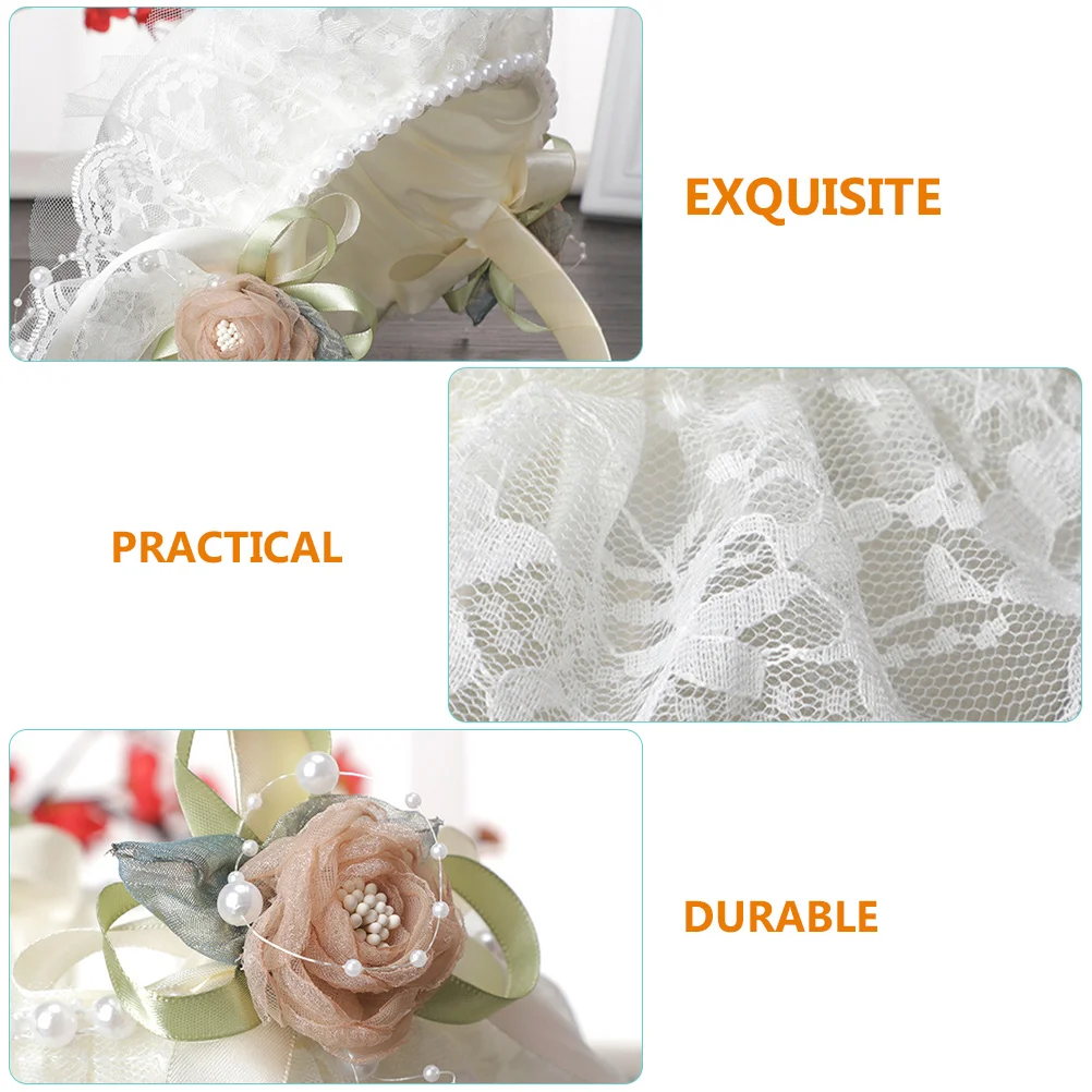 1pcs Flower Girl Wedding Decor Polyester Wedding Flower Basket Lace Bridal Floral Elegant Charm Party Accessories Storage
1pcs Flower Girl Wedding Decor Polyester Wedding Flower Basket Lace Bridal Floral Elegant Charm Party Accessories Storage