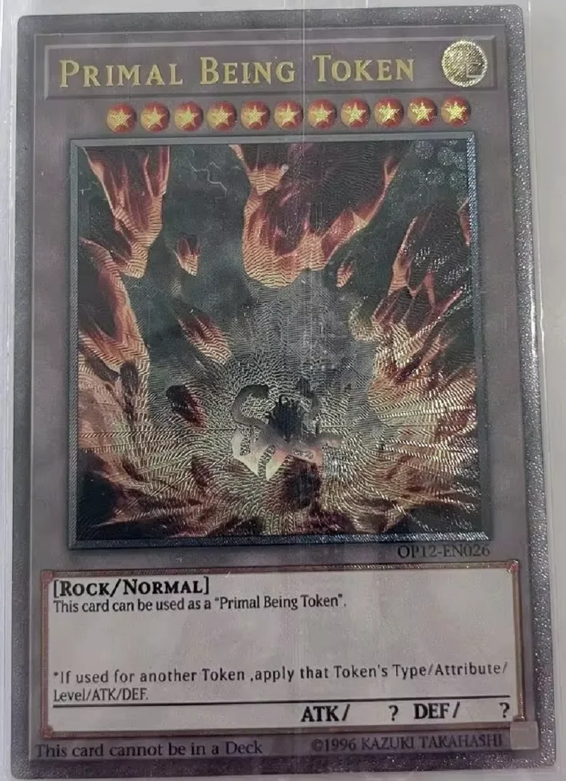 Yu-Gi-Oh PRIMAL BEING TOKEN TCG UTR OP12-EN026 Homemade Card(Not Original)
Yu-Gi-Oh PRIMAL BEING TOKEN TCG UTR OP12-EN026 Homemade Card(Not Original)