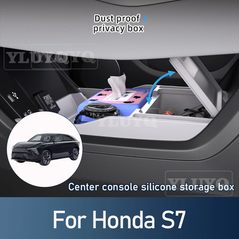 For Honda S7 center console lower storage box, glasses storage box, silicone anti-slip mat, car interior
For Honda S7 center console lower storage box, glasses storage box, silicone anti-slip mat, car interior