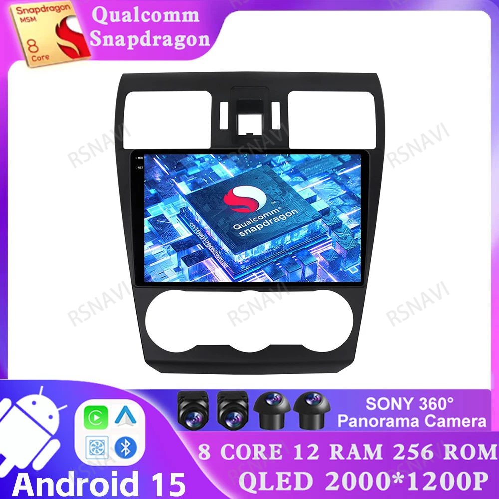 Android 15 for Subaru Forester 4 SJ XV WRX 2012- 2015 2018 Stereo Car Radio Wireless Carplay Auto Qualcomm Multimedia BT DVD DSP
Android 15 for Subaru Forester 4 SJ XV WRX 2012- 2015 2018 Stereo Car Radio Wireless Carplay Auto Qualcomm Multimedia BT DVD DSP