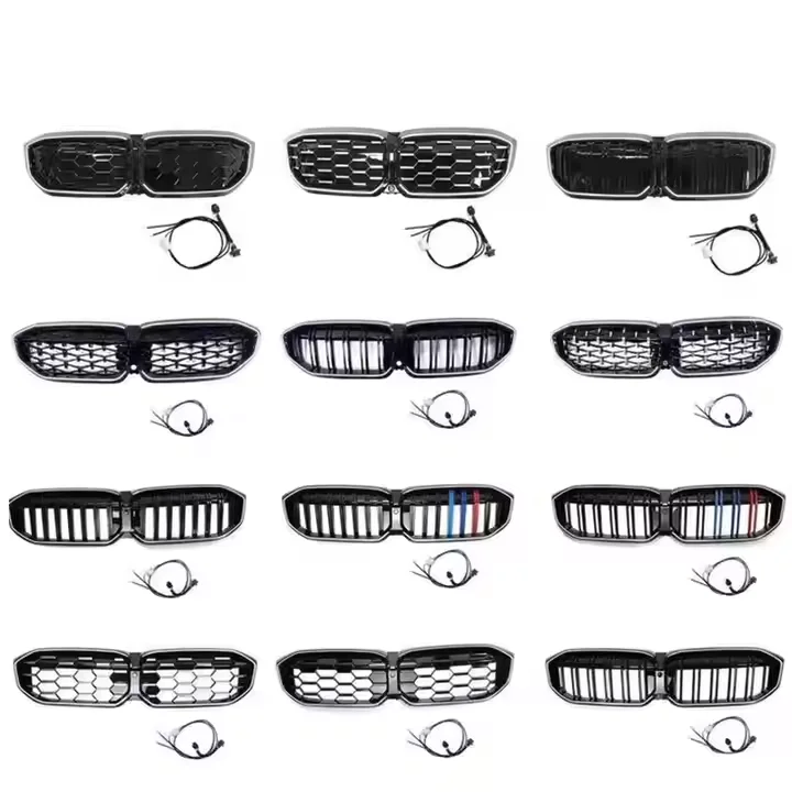Factory Price ABS Honeycomb Front Grille for BMW X1 X3 X4 X5 X6 G05 G06 G01 G08 U11 U12 2019-2024 Black Led Light Car Grill
Factory Price ABS Honeycomb Front Grille for BMW X1 X3 X4 X5 X6 G05 G06 G01 G08 U11 U12 2019-2024 Black Led Light Car Grill