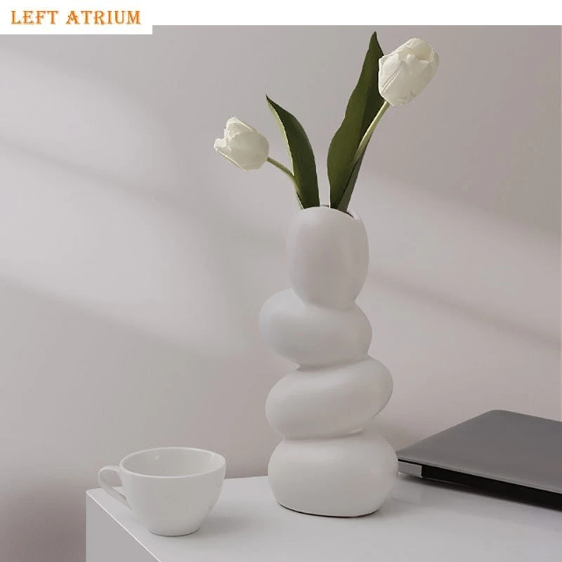 Ceramic Vase Egg Shaped Desktop Vases Dry Flower Arrangements Indoor Home Furnishing Decoration
Ceramic Vase Egg Shaped Desktop Vases Dry Flower Arrangements Indoor Home Furnishing Decoration