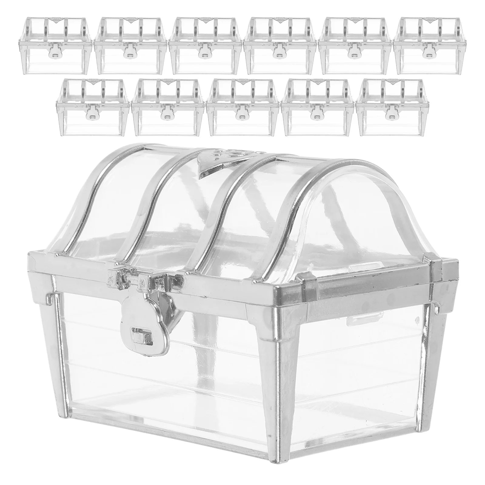 12Pcs Pirate Treasure Chest Candy Boxes Transparent Gold Finish Party Favor Boxes Wedding Birthday Christmas Decorative Storage
12Pcs Pirate Treasure Chest Candy Boxes Transparent Gold Finish Party Favor Boxes Wedding Birthday Christmas Decorative Storage