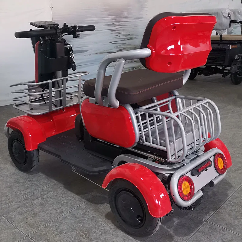 Four-Wheeled Electric Scooter Customize Short-Distance Travel Electric Vehicle Electric Mobility Scooter With Light And Basket
Four-Wheeled Electric Scooter Customize Short-Distance Travel Electric Vehicle Electric Mobility Scooter With Light And Basket