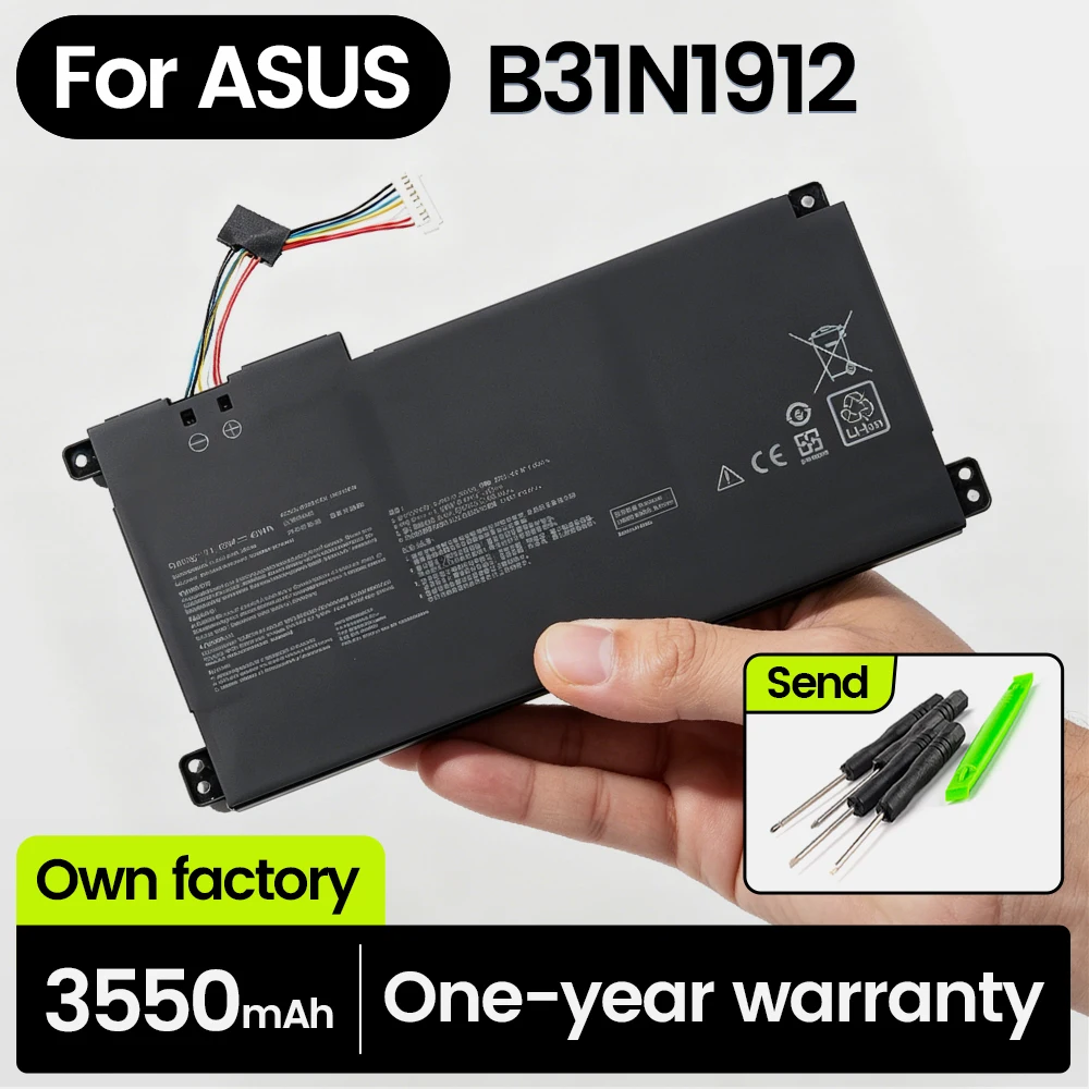 BGBT B31N1912 For Asus VivoBook 14 E410MA E510MA L410MA L510MA E410KA E510KA E510MA R522MA F414MA Series Laptop Battery C31N1912
BGBT B31N1912 For Asus VivoBook 14 E410MA E510MA L410MA L510MA E410KA E510KA E510MA R522MA F414MA Series Laptop Battery C31N1912