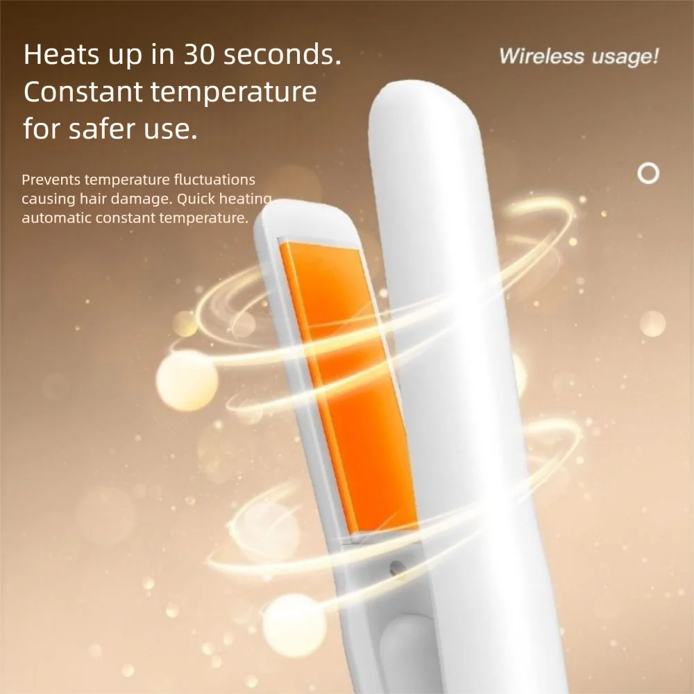 Мини-выпрямитель для волос 2 в 1, быстрый нагрев, перезаряжаемые электрические щипцы для завивки волос, беспроводной
Мини-выпрямитель для волос 2 в 1, быстрый нагрев, перезаряжаемые электрические щипцы для завивки волос, беспроводной